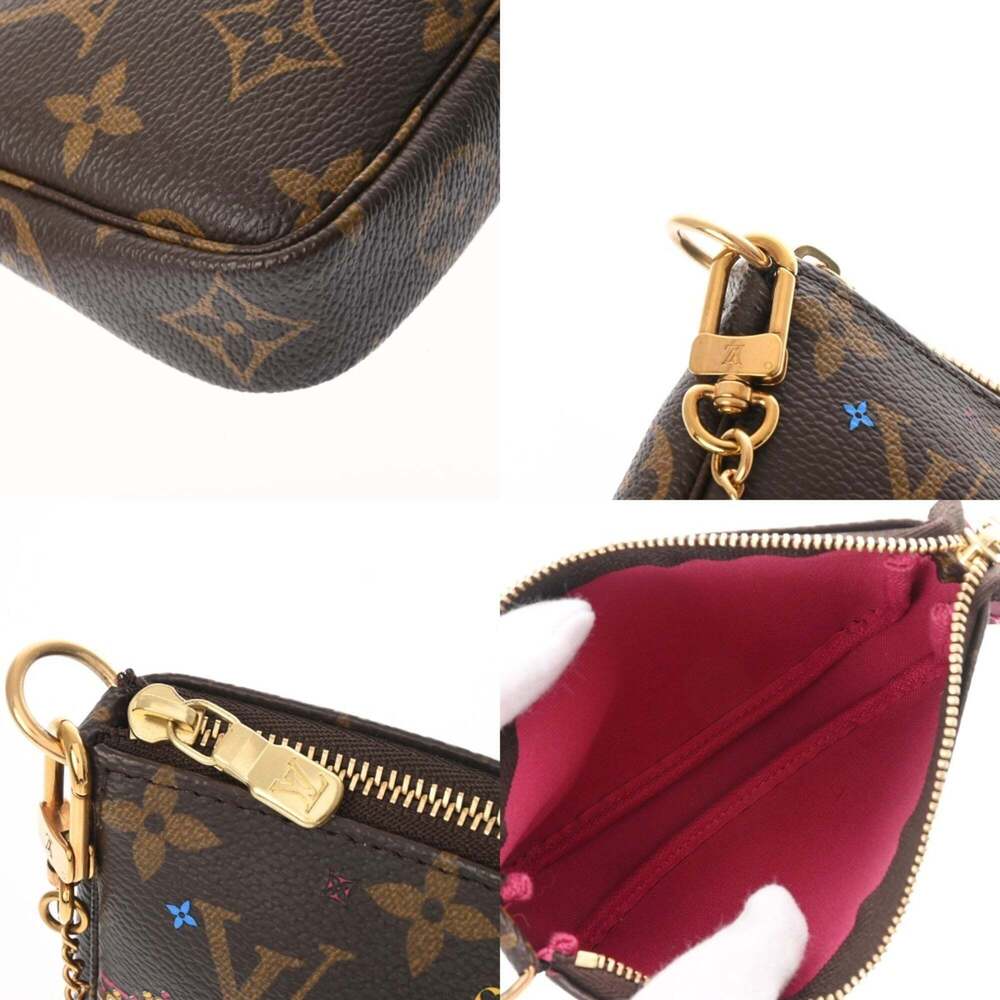 LOUIS VUITTON Brown Monogram Canvas Pochette Pouch - Picture 10 of 11
